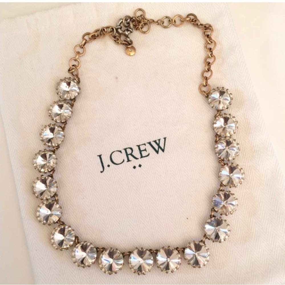 J.Crew Classic Crystal Necklace